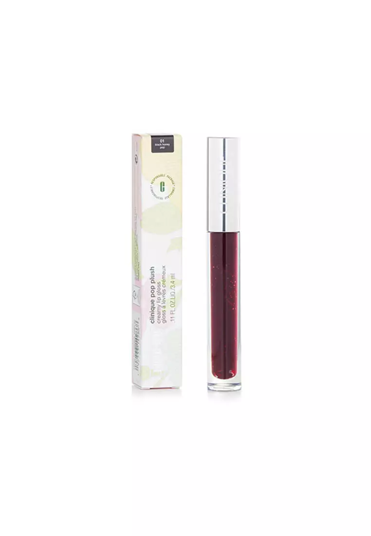 CLINIQUE - Pop Plush Creamy Lip Gloss - # 01 Black Honey Pop 3.4ml/0.11oz