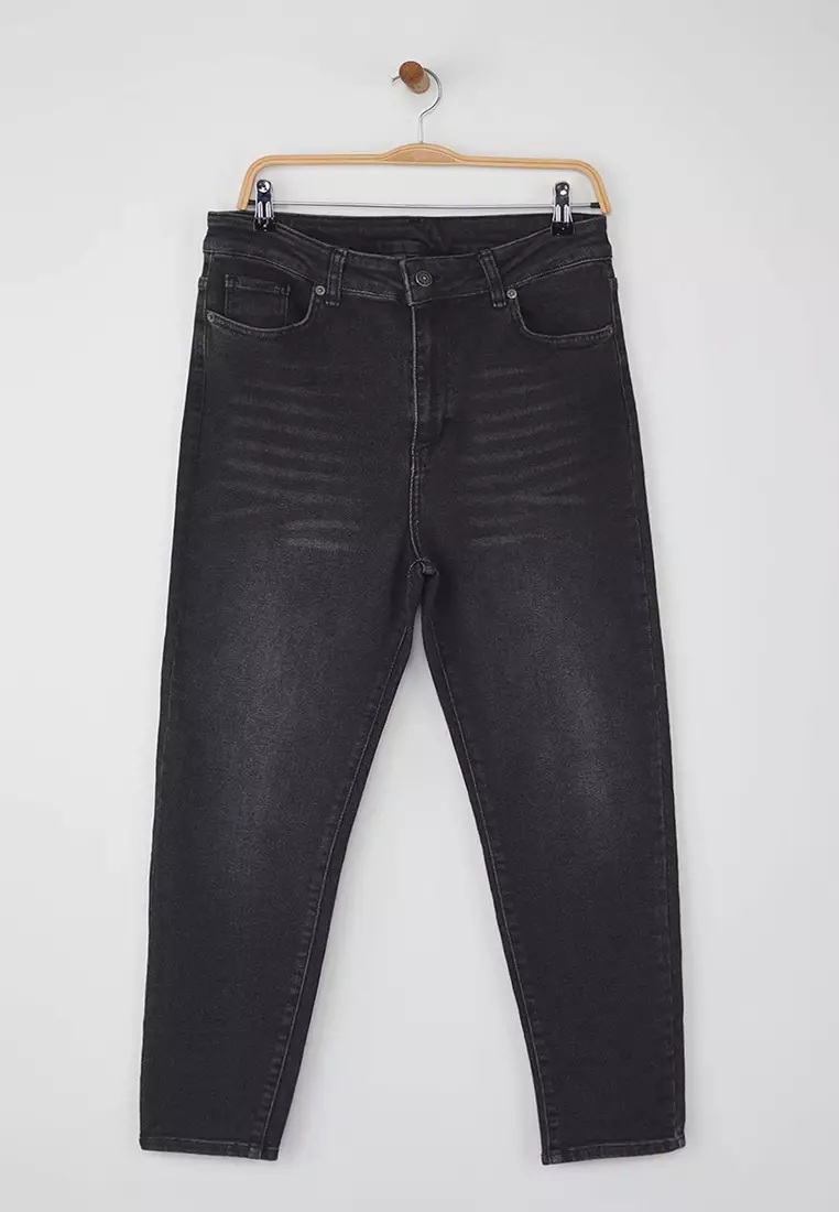 Gray High Waist Stretchy Skinny Denim Plus Size Jeans Tbbaw26Cj00006
