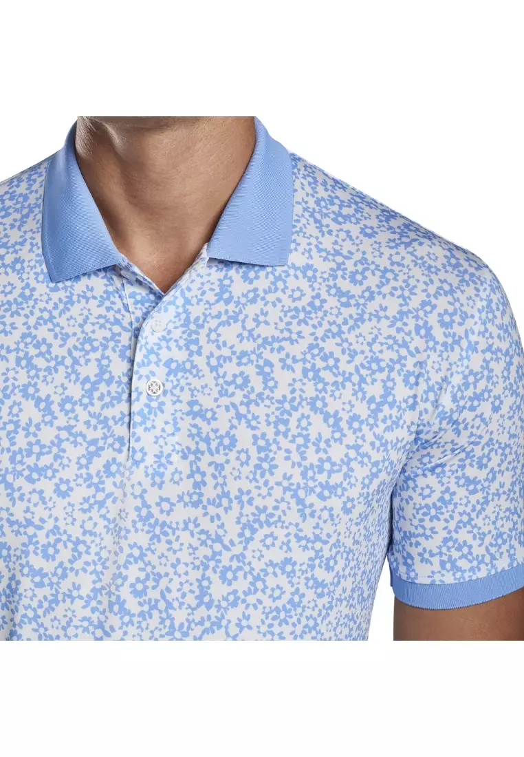 Men's Daisy Floral Polo