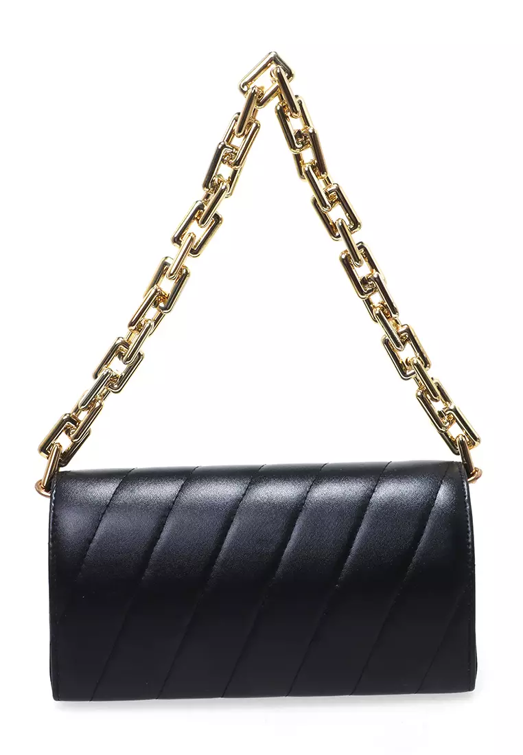 Werlyn Tas Selempang Wanita Cassanova Casual Large Storage Material Leather ORIGINAL - Black