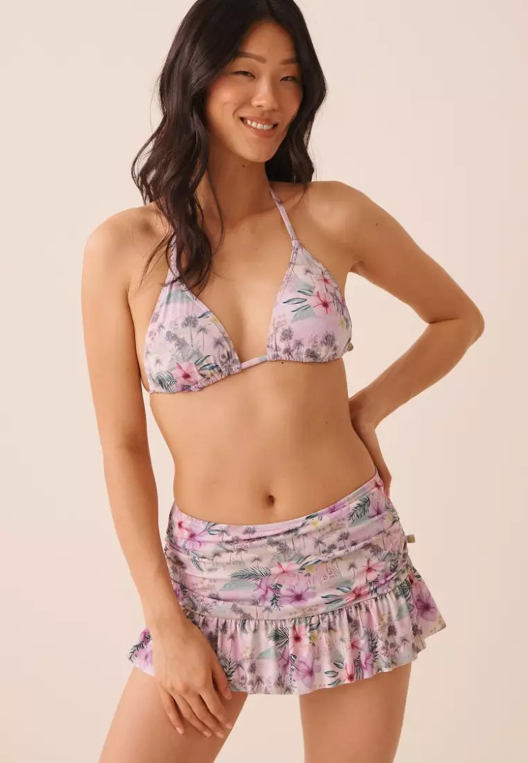 Island Blush Triangle Bikini Top