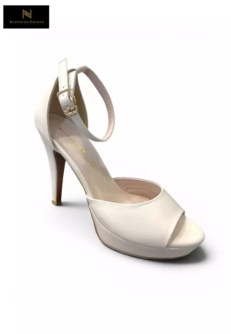 Nicholas Edison Heel Faiza Cream