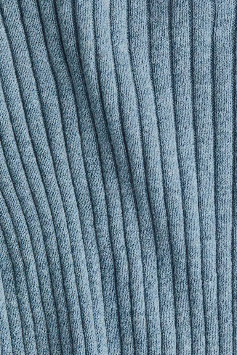2-piece rib-knit cotton set