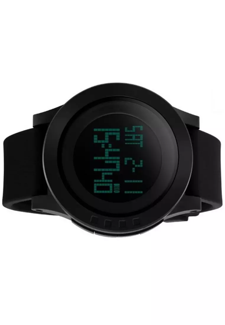 Jam Tangan Casual Digital Pria Waterproof Strap Tali Material Karet Silicone CD33 ORIGINAL