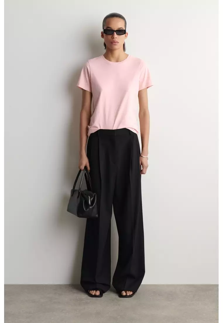 COTTON CREW-NECK T-SHIRT