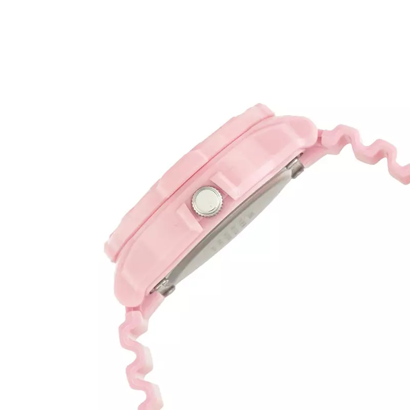 Jam Tangan Wanita Analog Casio Standard LRW-200H-4E4VDF LRW200 LRW-200H Pink Resin Band