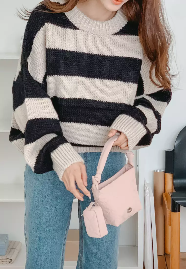 HOLLY Q SET Nylon Crossbody Bag Indi Pink