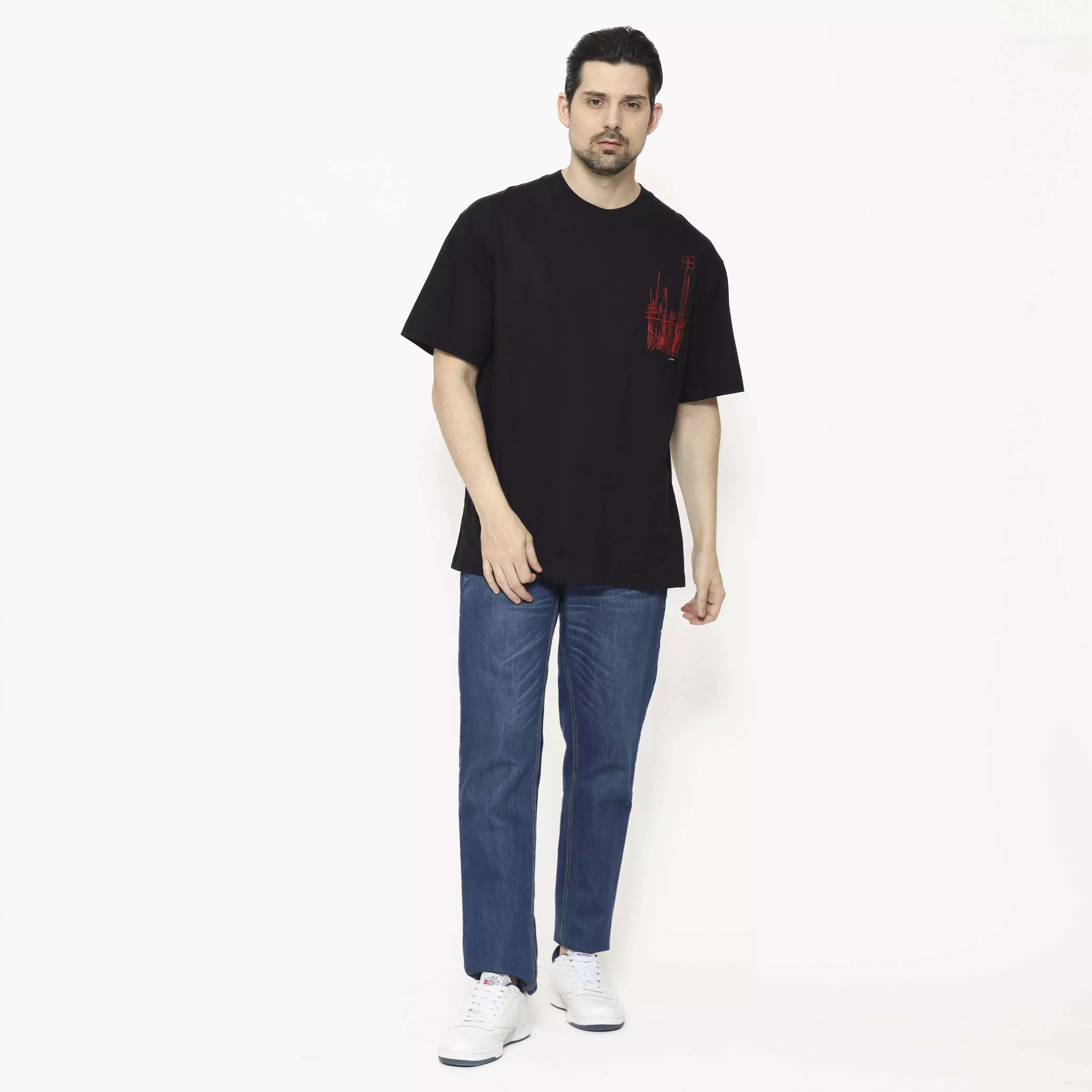 Insight Kaos lengan pendek Pria Juniper Oversize Planet Surf