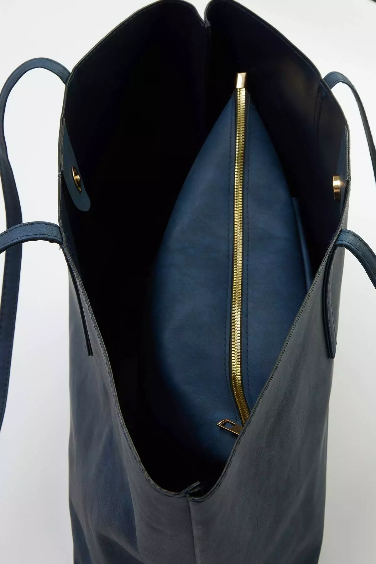 Navy Blue Women'S Maxi Size Shoulder Bag With Computer Bag/Pouch Takss26Oc00031