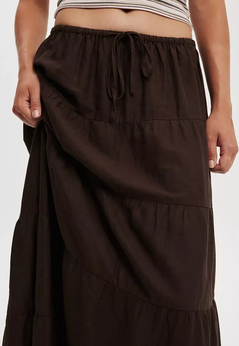 Haven Multi Tiered Maxi Skirt