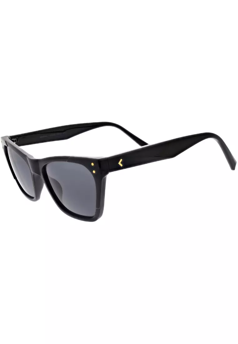 Kendall + Kylie Black Sculpted Profile Cat Eye Sunglasses