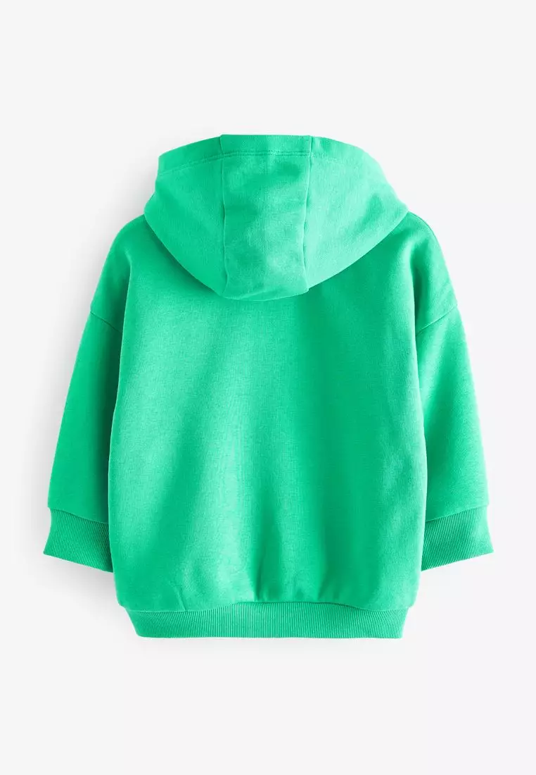 Oversized Zip Through Hoodie