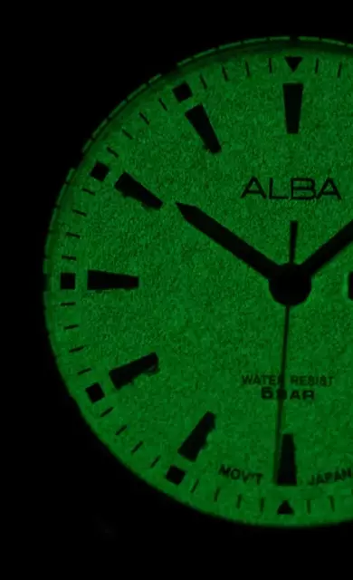 Jam Tangan Wanita Alba Prestige AN8056 AN8056X1 Strap Stainless Steel Silver Gold Color Analog Beige Dial Dual Tone Color