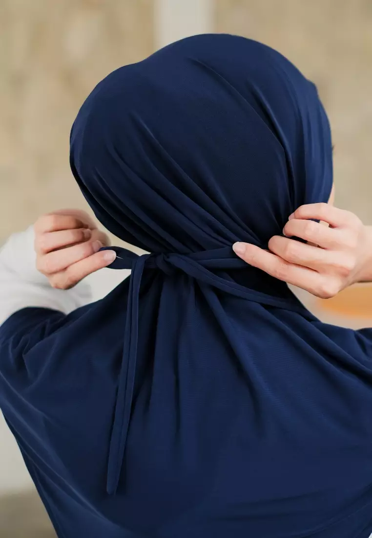 Bergo Mirae Hijab Sporty Navy
