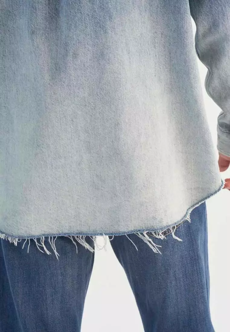 Levi's® 牛仔寬鬆剪裁漸變襯衫 | 男裝