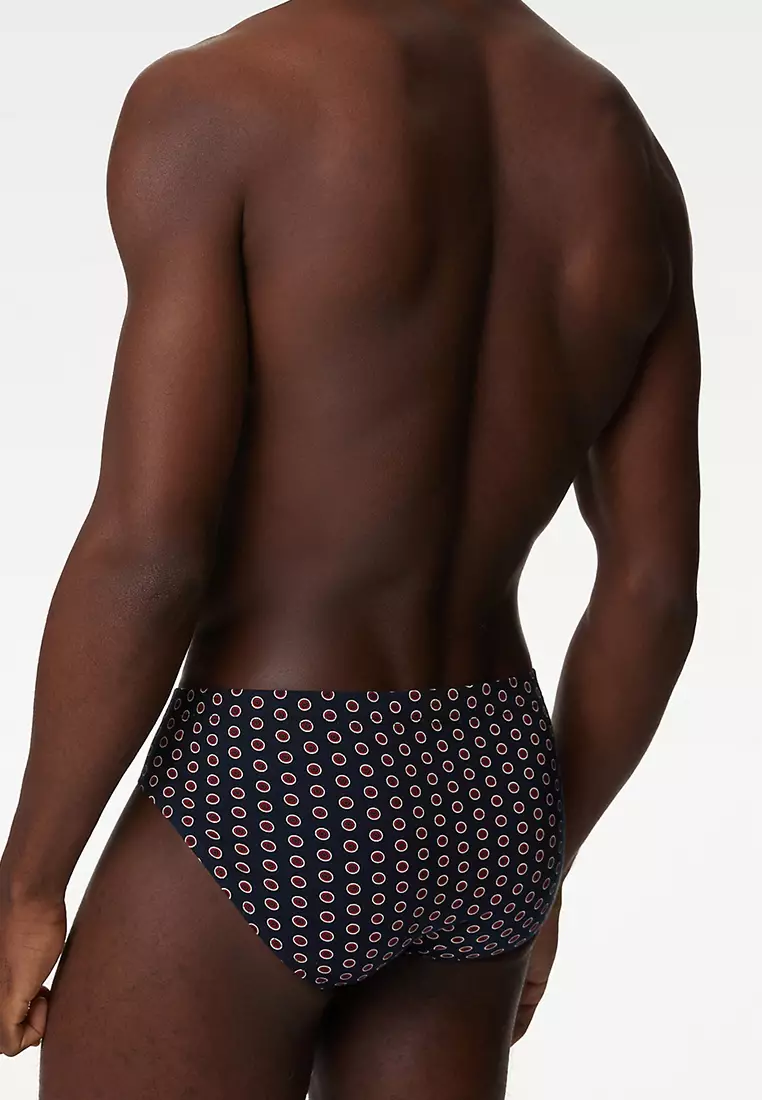 5Pk Pure Cotton Staynew™ Geometric Slips