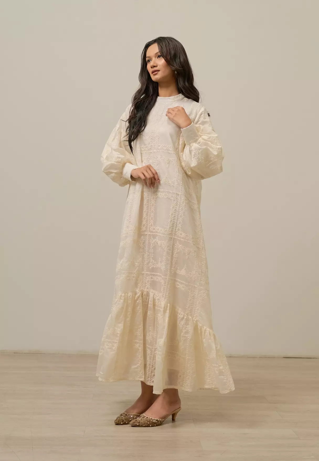 Ghaniya Dress - Ivory