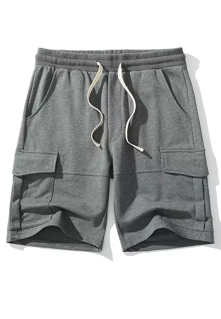 Buy HAPPY FRIDAYS Drawstring Pockets Casual Shorts ZM D05 2024