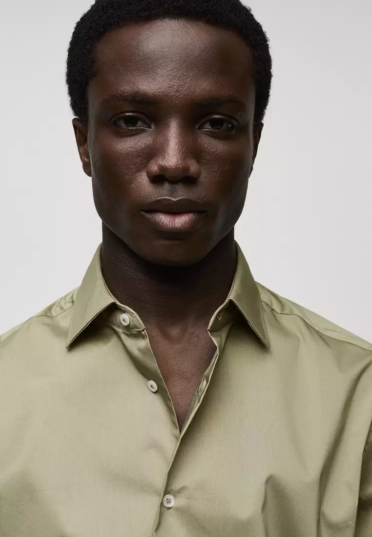 Regular-Fit Stretchable Shirt