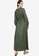 ZALIA BASICS green Cotton Belted Dress 6DDB3AA04B9A3FGS_2