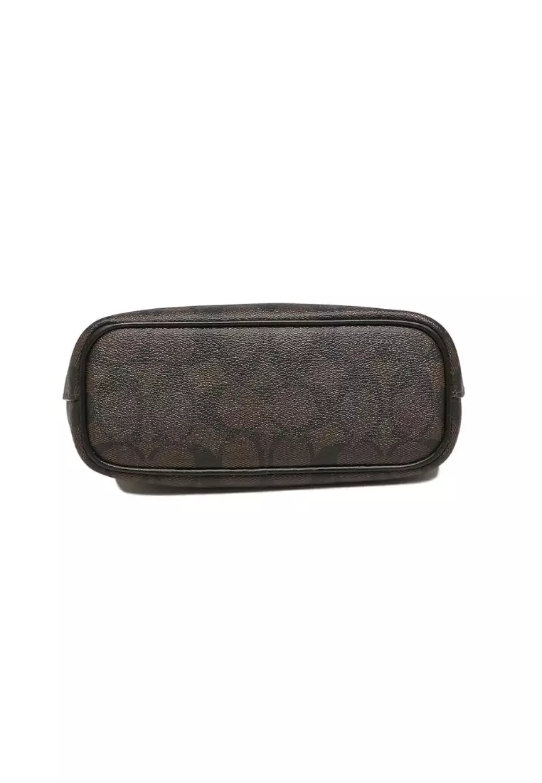 COACH Mini Gallery Crossbody In Signature Canvas (CH468) – IM / BROWN / BLACK