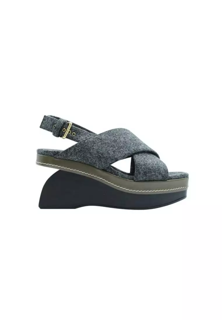 Dark hot sale grey wedges