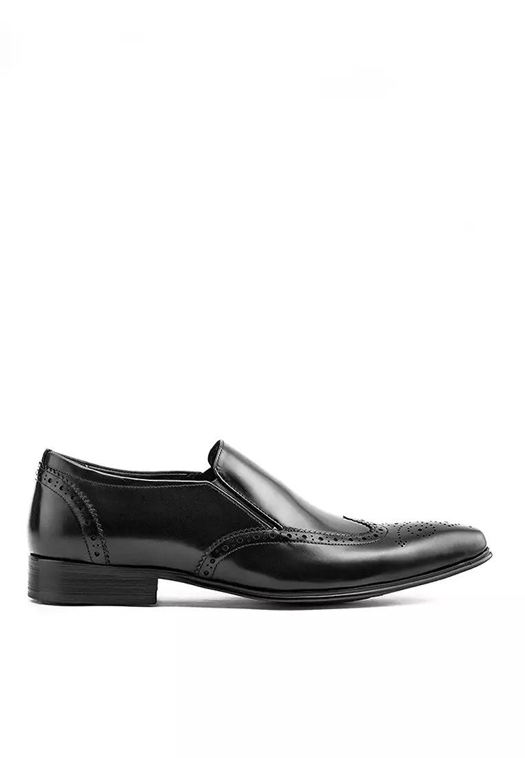 Discount on Twenty Eight Shoes  shoes - SKU: VANSA Leathers Brogue Slip-on Loafer Shoes VSM-F241703