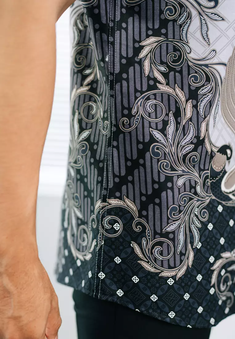 My Aksa Batik Pria Kemeja Pendek Braiano Brittia