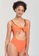 LYCKA orange LWD7306-European Style Lady Swimsuit-Orange 56F64US4C4E977GS_4