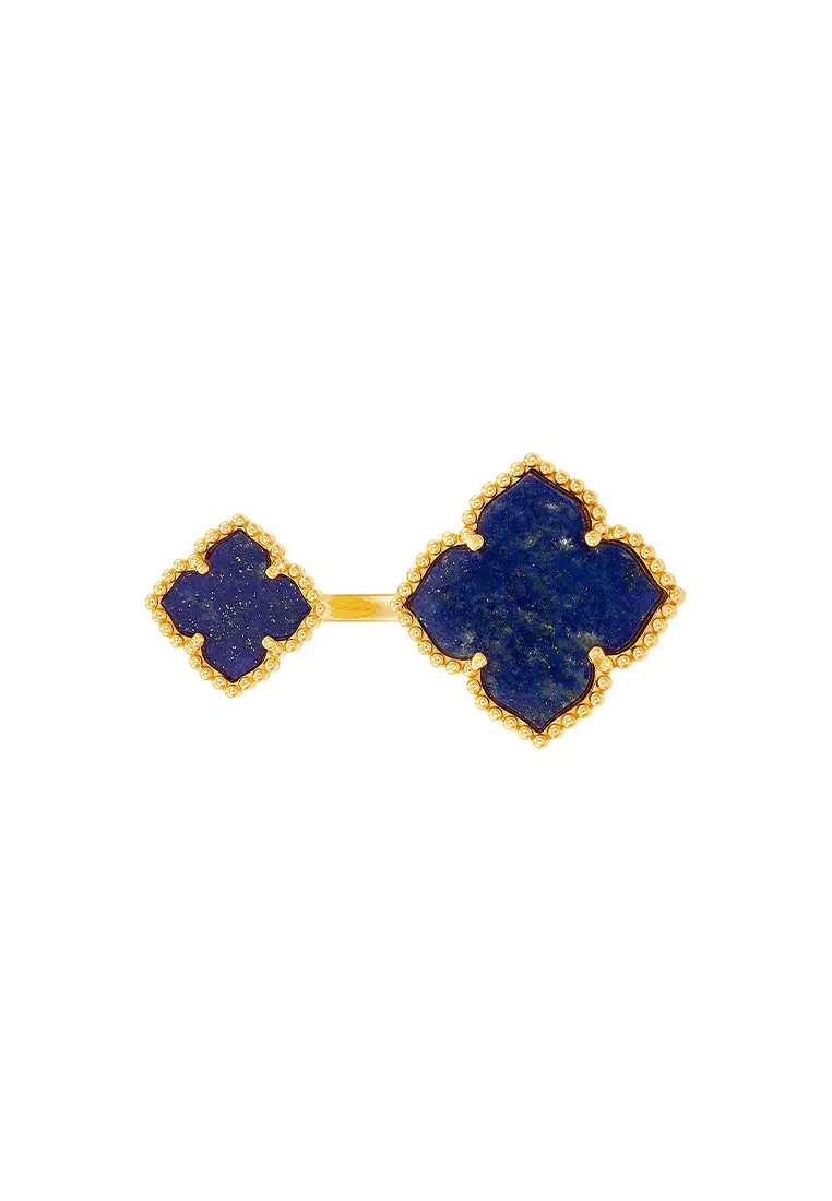 HABIB AL-ZAHRA | Lapis Lazuli Gemstone Ring in 750/18K Yellow Gold 270891124(YG)-LZ