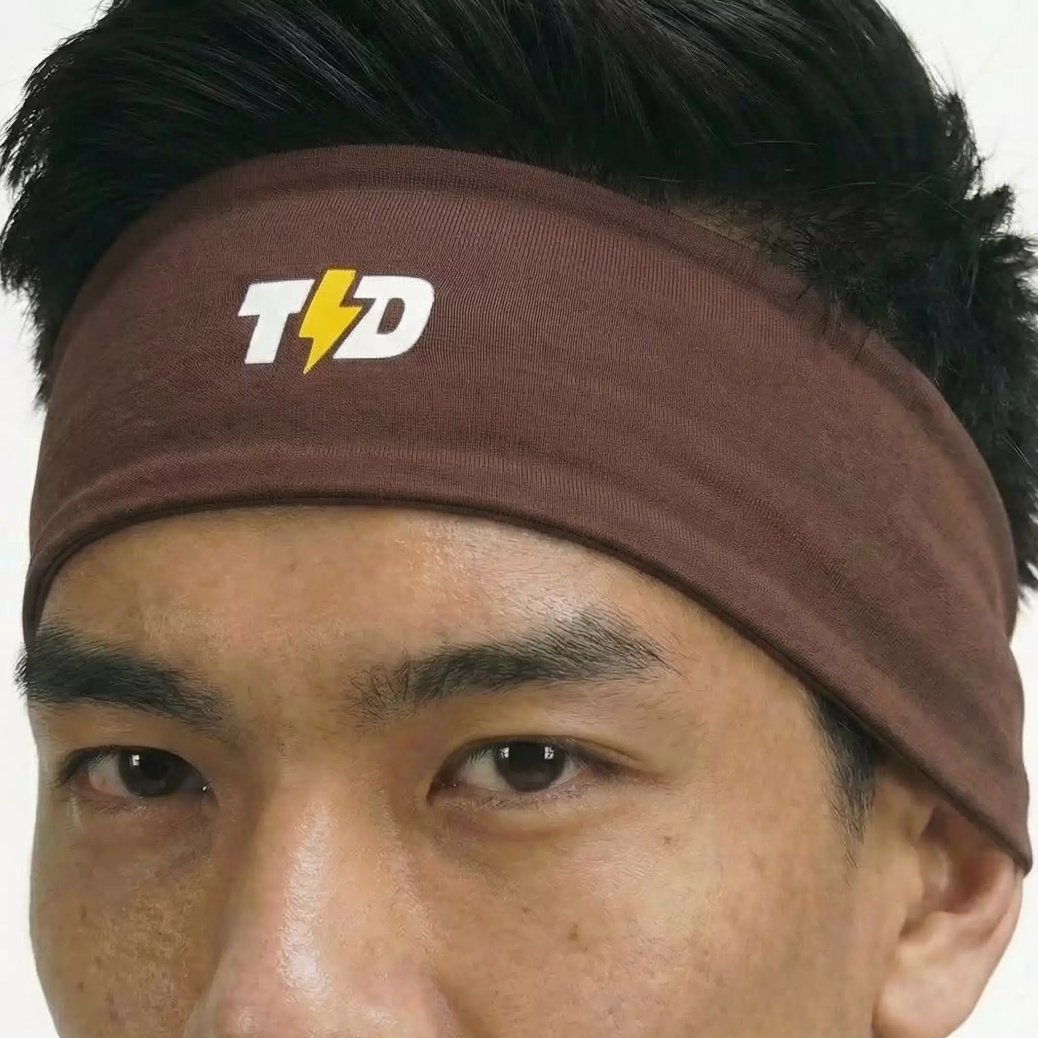 TDACTIVE TDBOLT Headband 4way stretch super absorband anti odor - coklat kopi ABA34