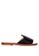 CARMELLETES black Leather Flat Slides 53DD1SHD401D57GS_1