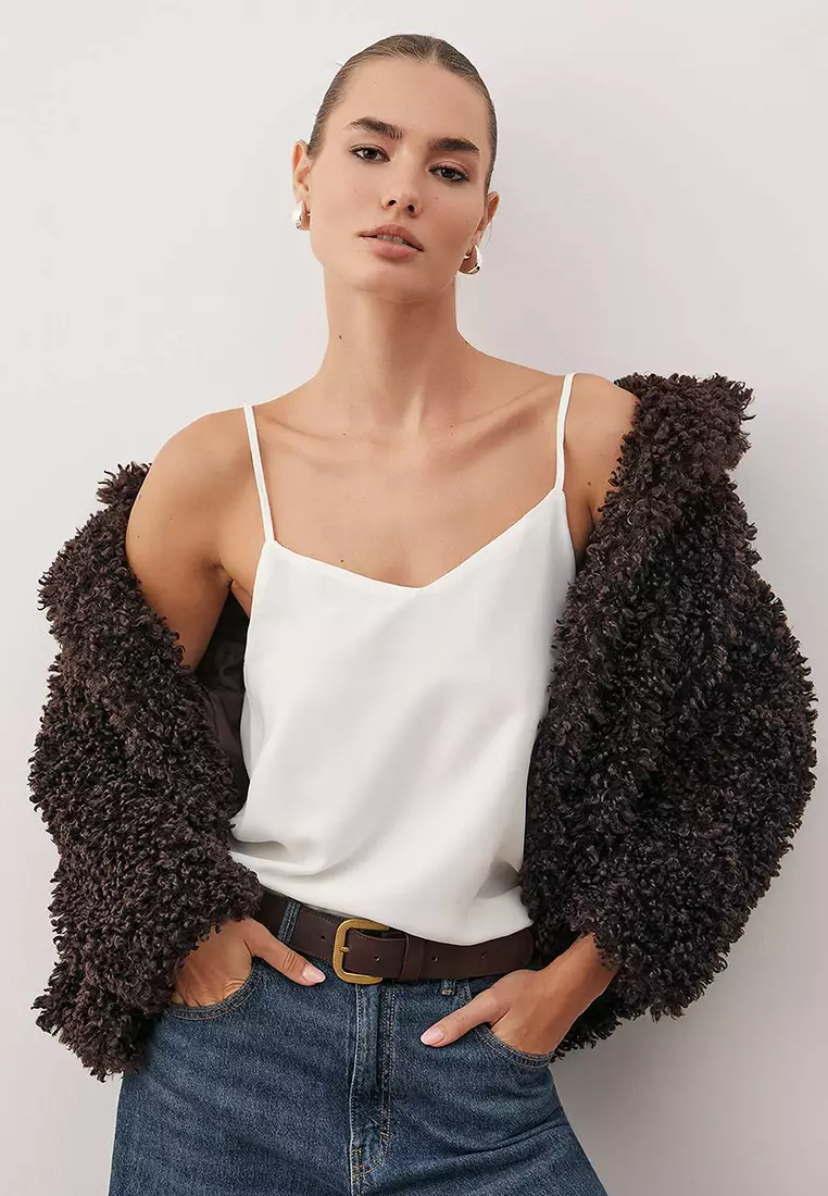 Basic V-Neck Slip Top