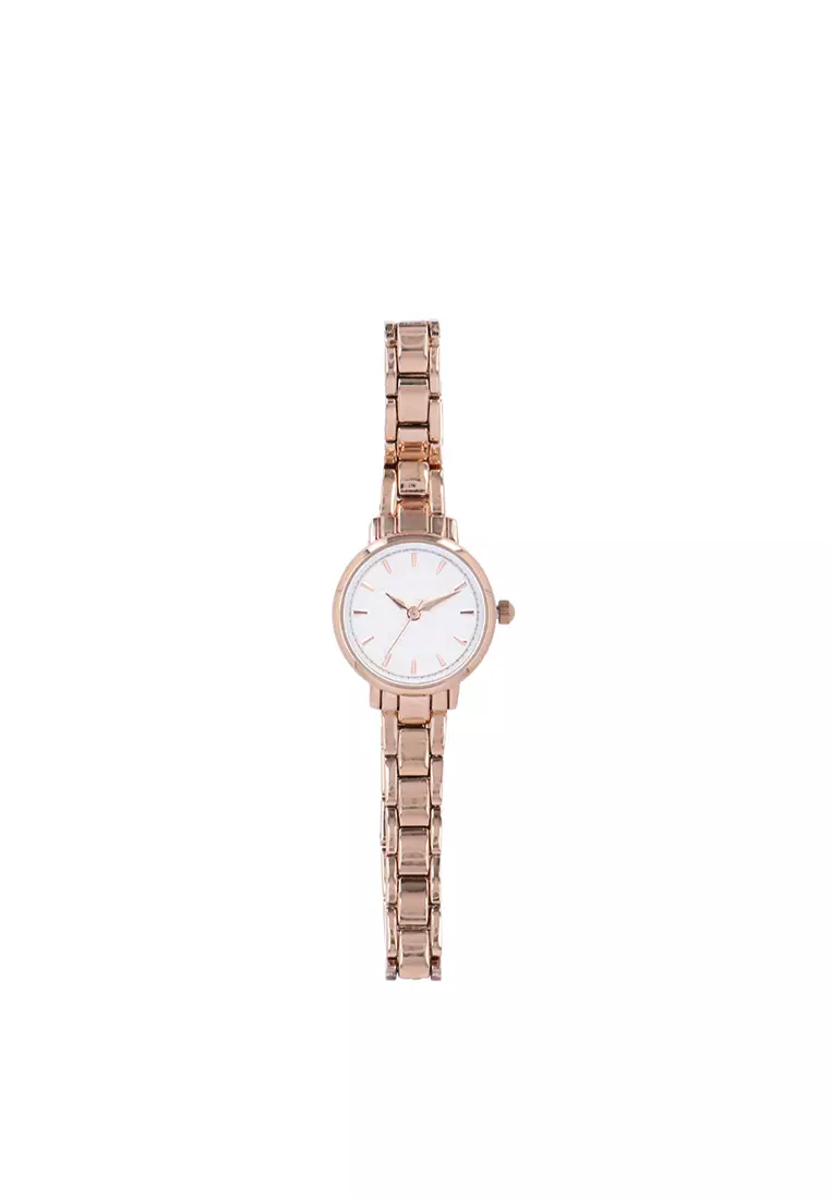 Dainty rose shop gold watch