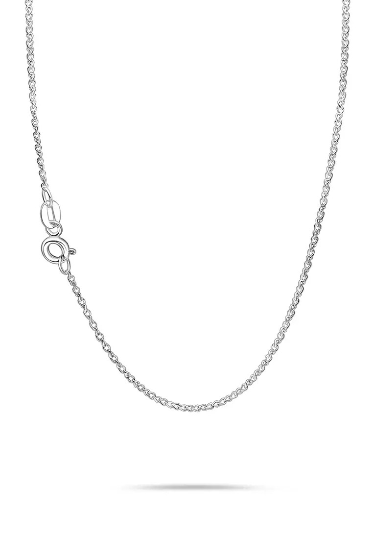 White gold link on sale chain