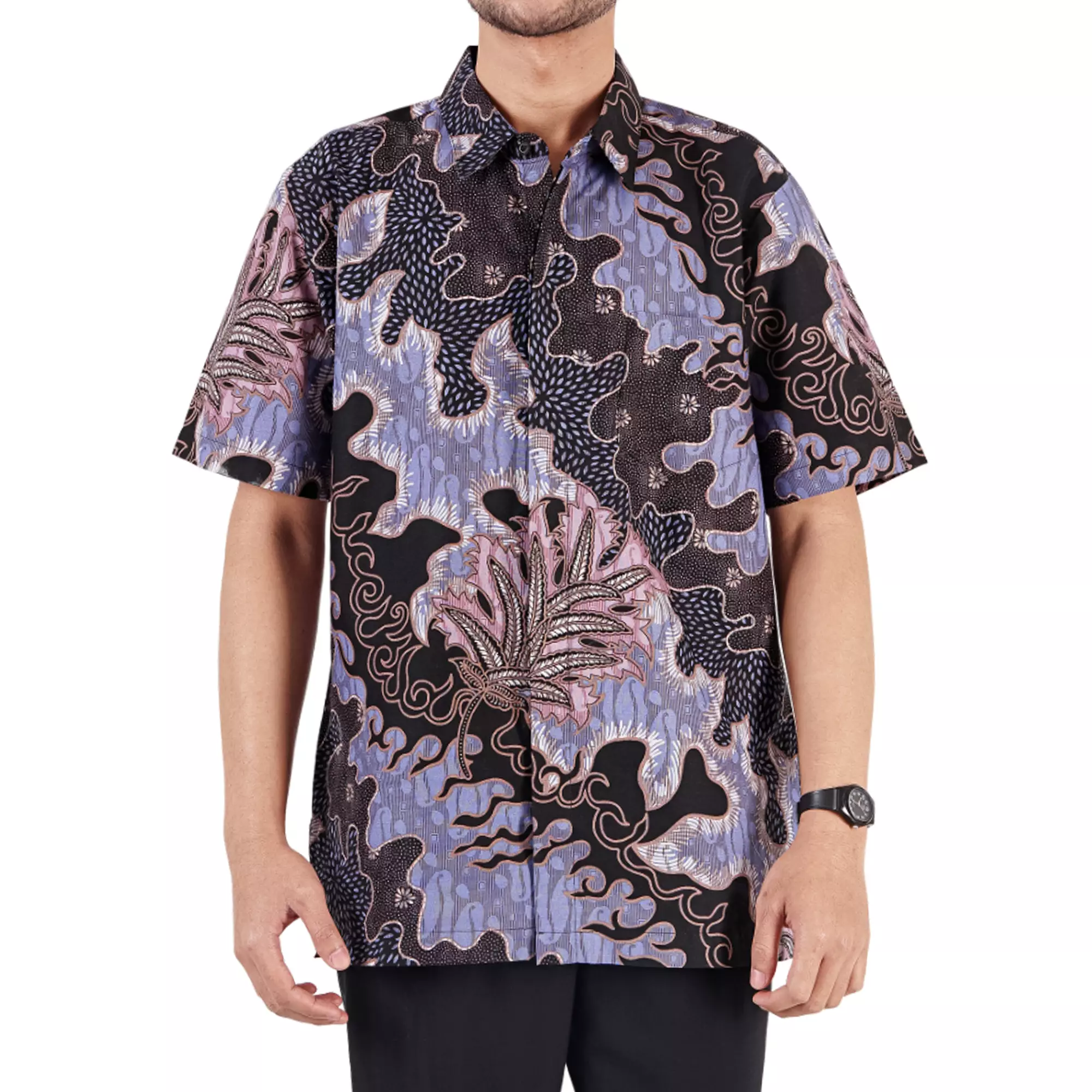 Kemeja Batik Pria - Bhatara Batik Edwin - Atasan Batik Lengan Pendek