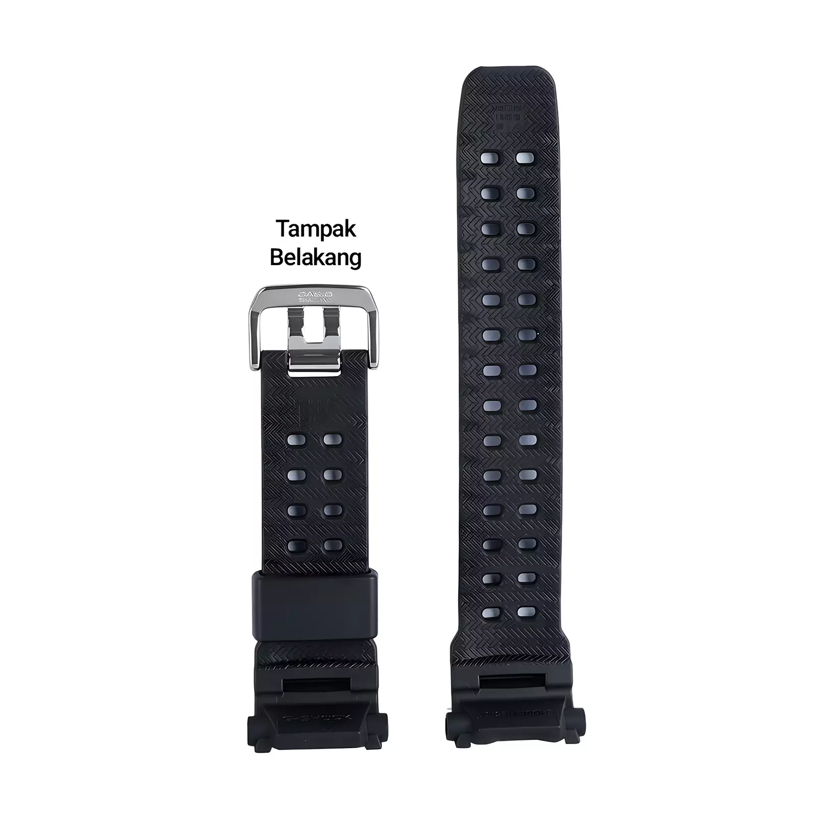 Strap Tali Band Jam Casio G-Shock - Black Resin - 27.5MM - G-9000 Series