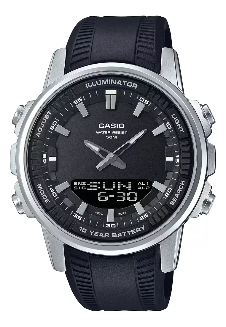 Jual CASIO Casio Jam Tangan Analog Digital Pria Stainless