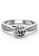 YOUNIQ silver YOUNIQ Double CZ Diamond ROM Engagement Wedding Adjustable Ring 8D481AC080DA0DGS_5