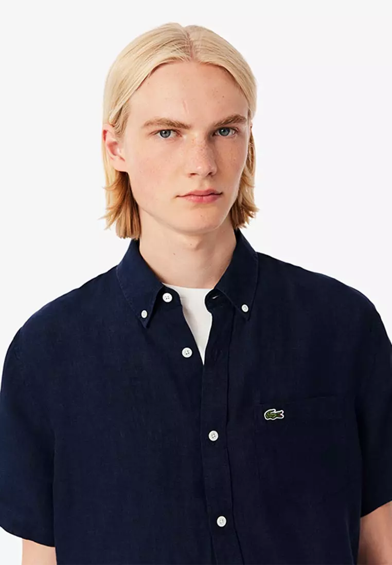 Short Sleeved Linen Shirt