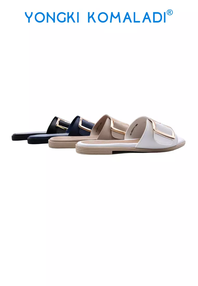 [ ORIGINAL ] YONGKI KOMALADI SANDAL OL-AR47711-24 COKLAT MUDA
