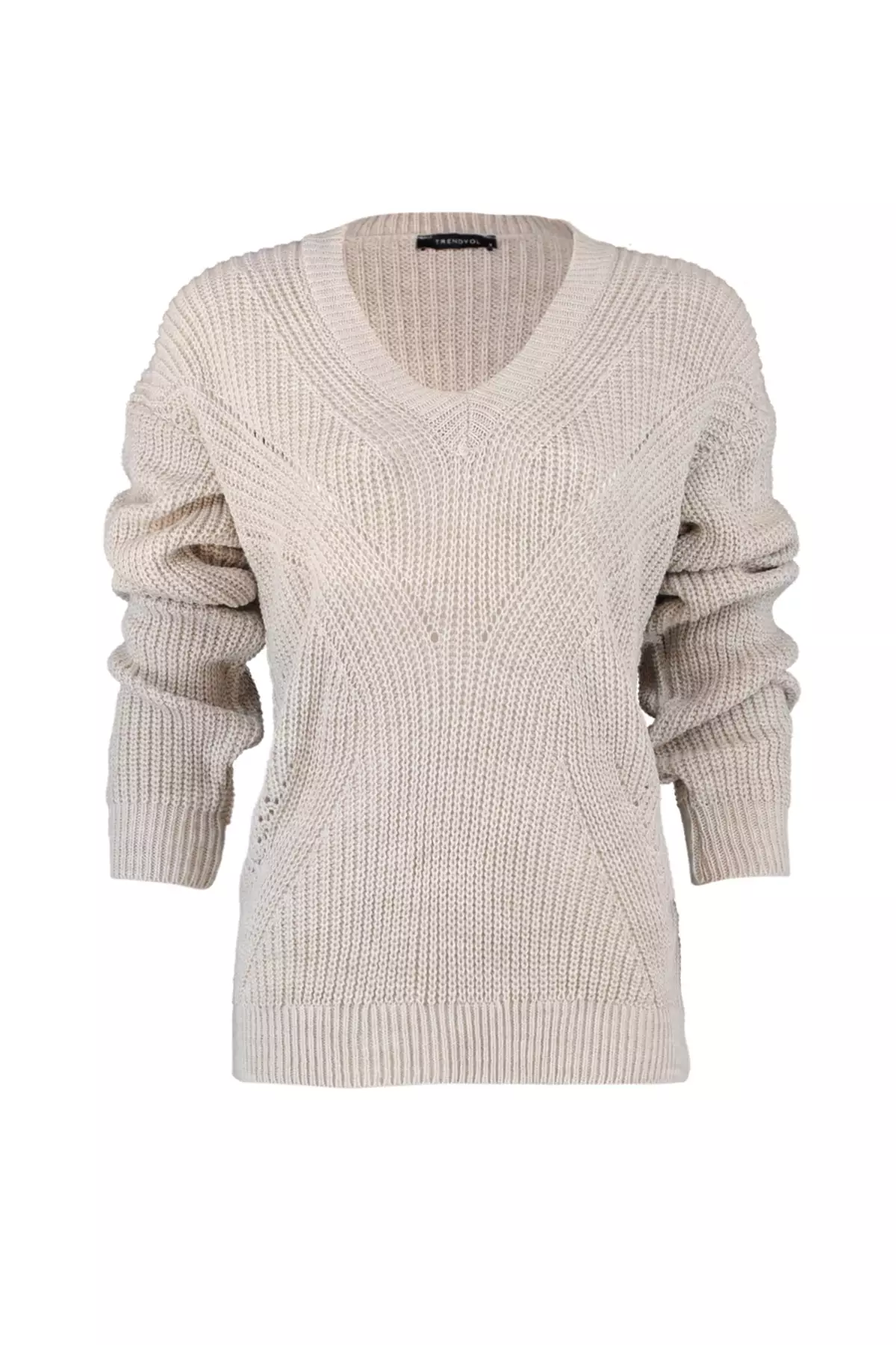 V-Neck Knit Sweater