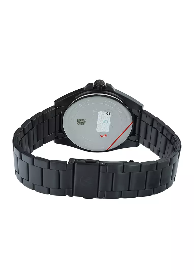 Alexandre Christie Classic Steel - Jam Tangan Analog Pria - All Black Stainless Steel - 8688MDBIPBA