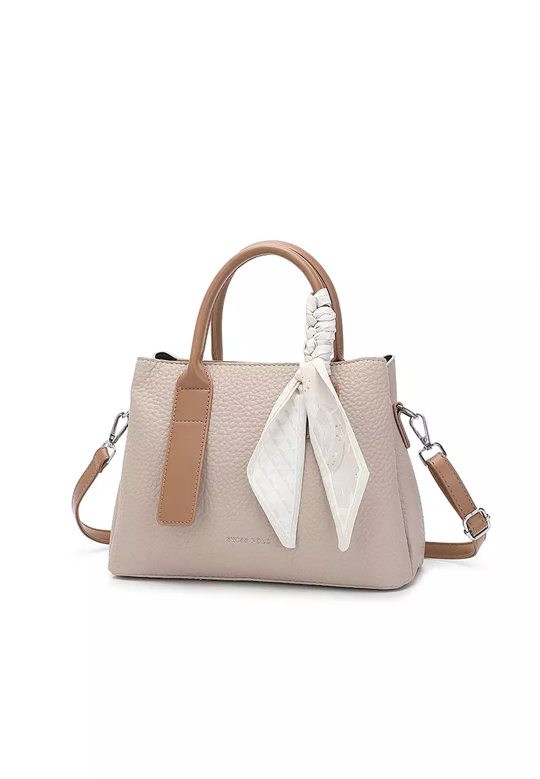 Women's Top Handle Bag / Sling Bag / Crossbody Bag - Grey