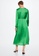 Mango green Side-Slit Satin Dress 037EBAAE030C32GS_2