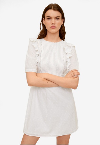 Shop Mango Guipure Cotton Dress Online On Zalora Philippines