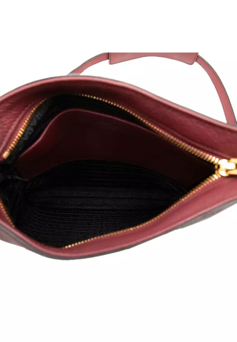 Pre-Loved Prada Vitello Daino Crossbody
