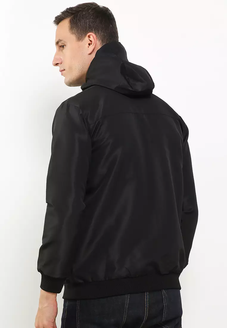 GRAHANGGRA Jaket Taslan Hoodie - Black