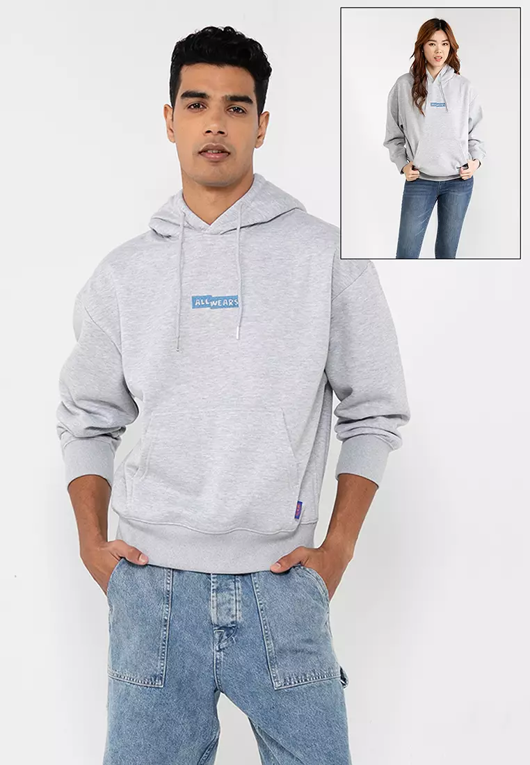 All grey new arrivals hoodie