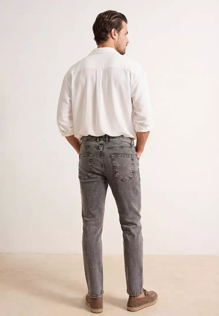 Regular Fit Stretch Fabric Jeans